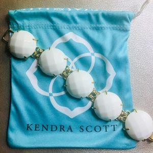 Kendra Scott Cassie white bracelet